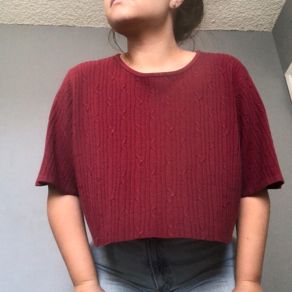 (2 for $30) Vintage Crop Top - Picture 3 of 5